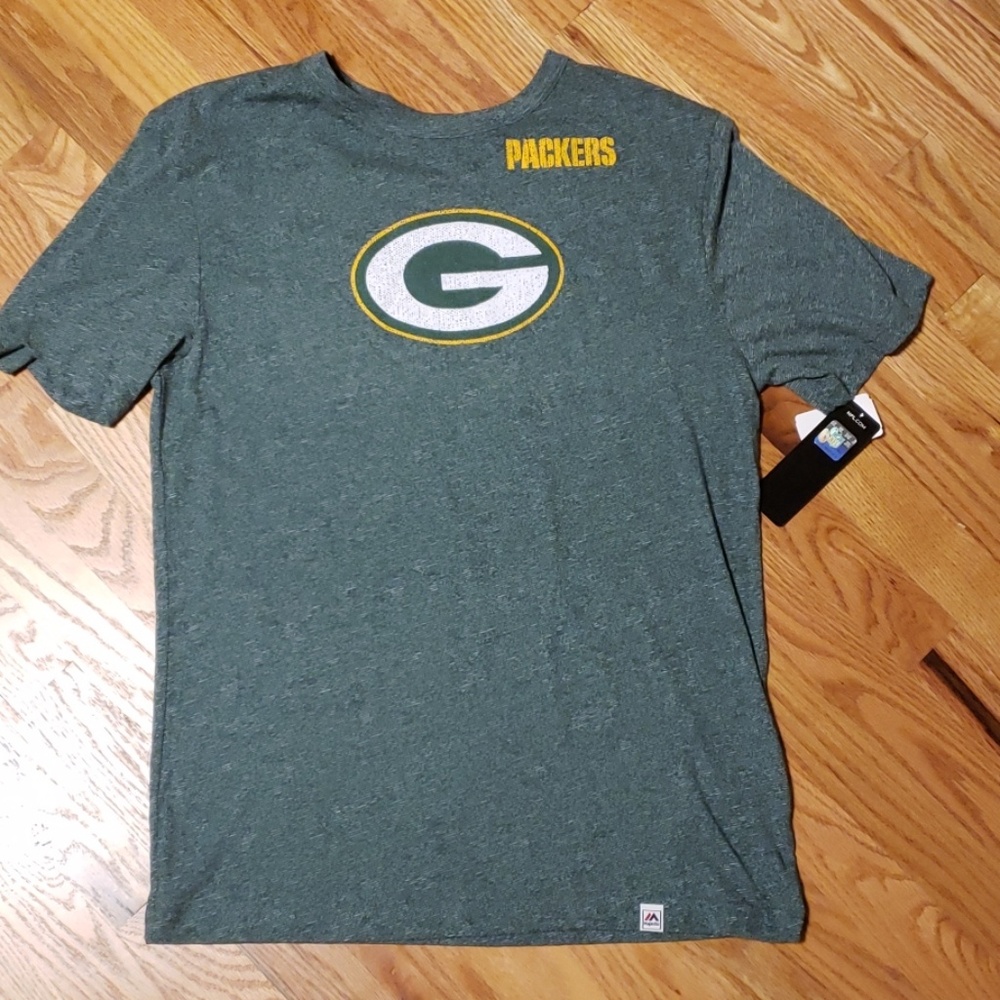 Green Bay Packers Static Logo Tee Medium